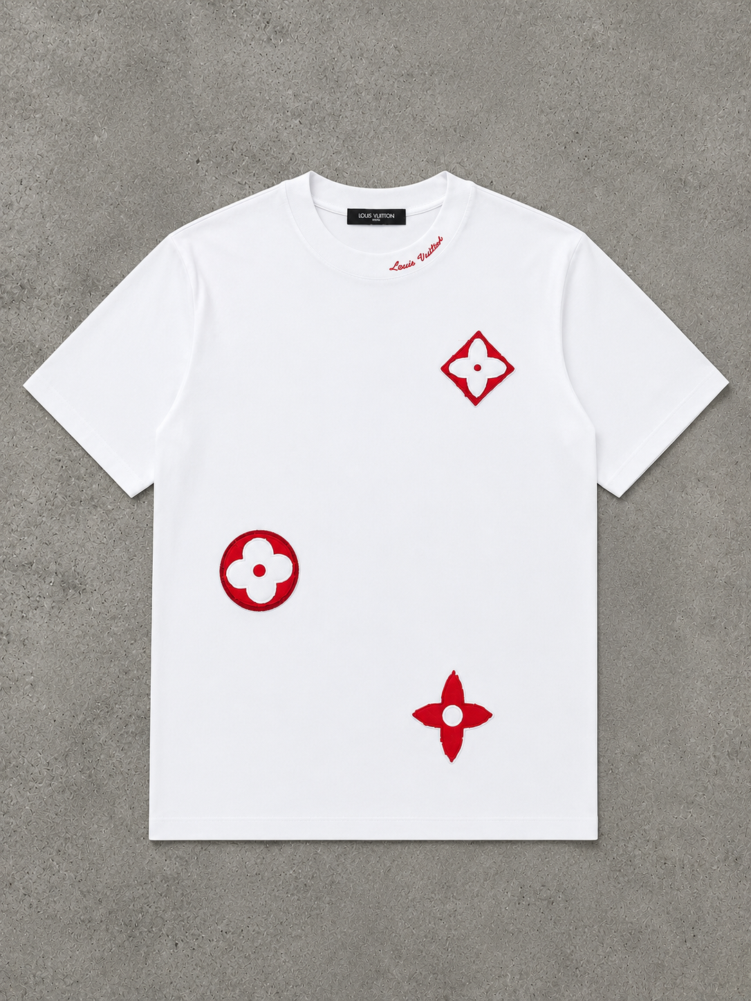 Camiseta premium LV bordada