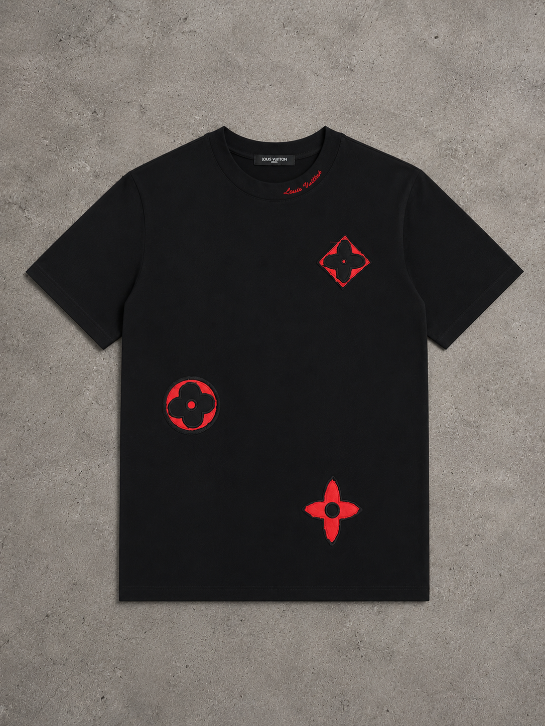 Camiseta premium LV bordada